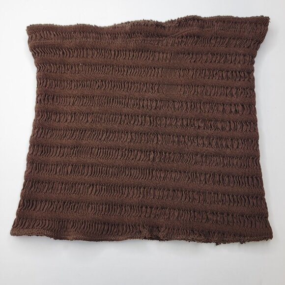 Brown Crop Top Bandeau Top Size S/XS/M Strapless Tube Top Stretchy Bandeau NEW - Picture 12 of 12